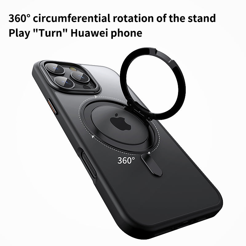 Suitable for Apple 16pro phone case 2024 new non collision case 15pro phone protective case 14promax advanced magnetic suction ip13 bracket case 16promax all inclusive anti fall protective case